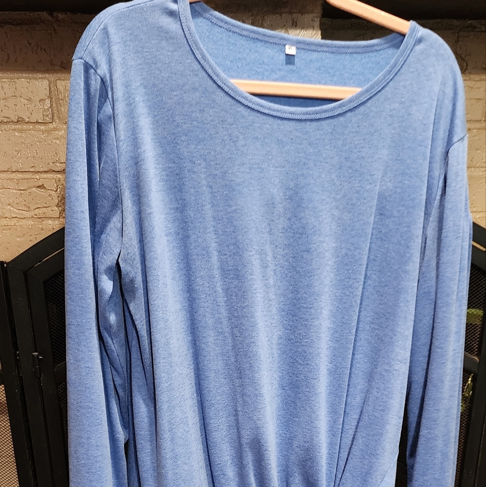 Large blue top